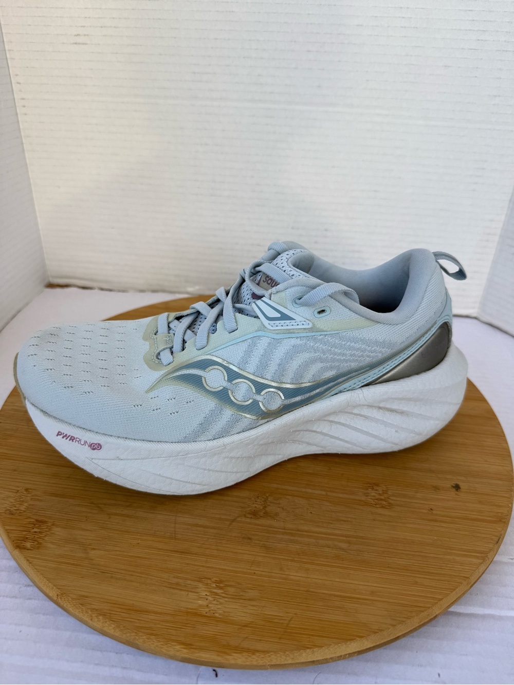 Saucony Triumph 22 Sneakers Women Sz 8 Vapor Moon Blue S10964-246  Shoes Cushion